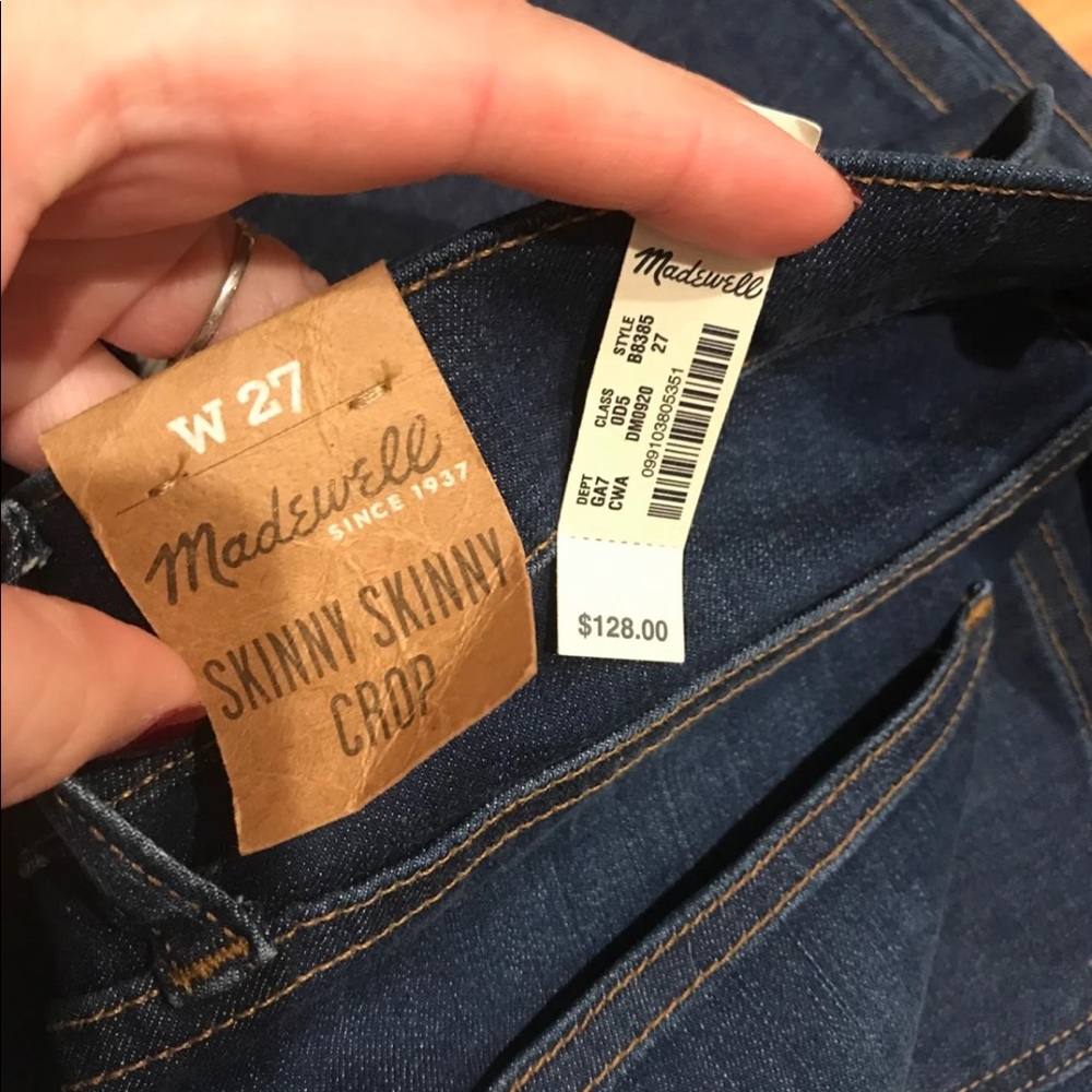 Women’s madewell skinny skinny crop jeans